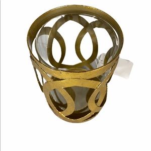 UM Amara Gold Small Candle Holder